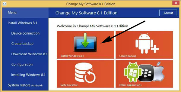change my software xp